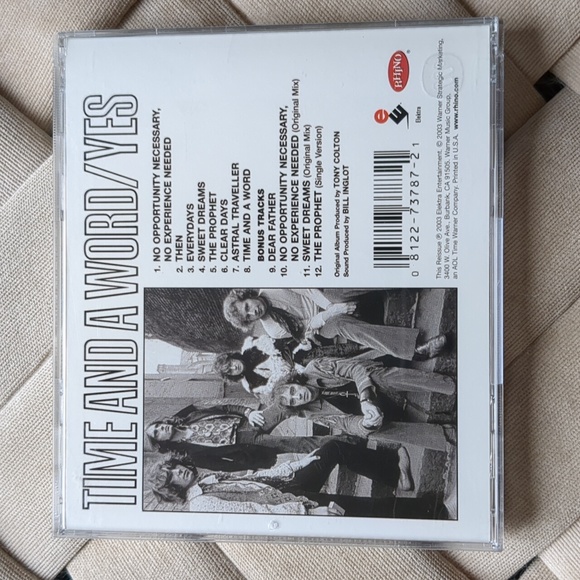 💿 Yes Time and a Word CD 1970s - Picture 5 of 5